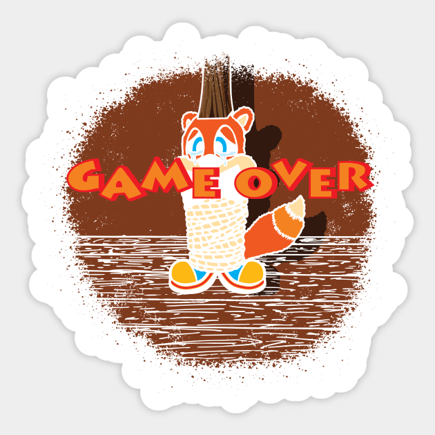 Game Over Sticker by Daletheskater